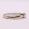Bague Solitaire or blanc et diamant 58 Facettes