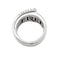 Bague 54 Bague Fred "Ruban" or blanc et diamants. 58 Facettes 30911