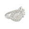 Bague 53 Bague platine et diamants poires. 58 Facettes 32021