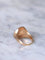 Bague Bague chevalière agate sur or rose 58 Facettes