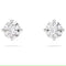 Boucles d'oreilles Paire de clous d'oreilles / Diamants / 0,44 et 0,45 cts F-VS2 58 Facettes