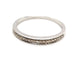 Bague 56 Bague Demie alliance Or blanc Diamant 58 Facettes 1178324CD