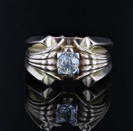 Bague 60 Bague tank diamant rétro 58 Facettes 23-049