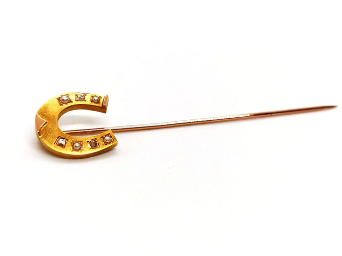 Broche Epingle Or jaune Diamant 58 Facettes 1161964CD