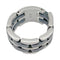 Bague 55 Bague Chanel "Ultra" grand modèle en or blanc et céramique noire. 58 Facettes 31521