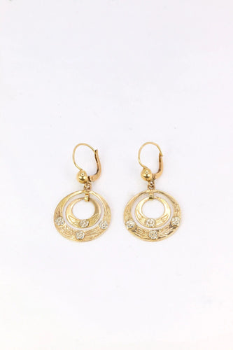Boucles d'oreilles Dormeuses Or jaune 58 Facettes J276
