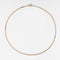Collier Chaine or jaune maille cube 58 Facettes 15-439A