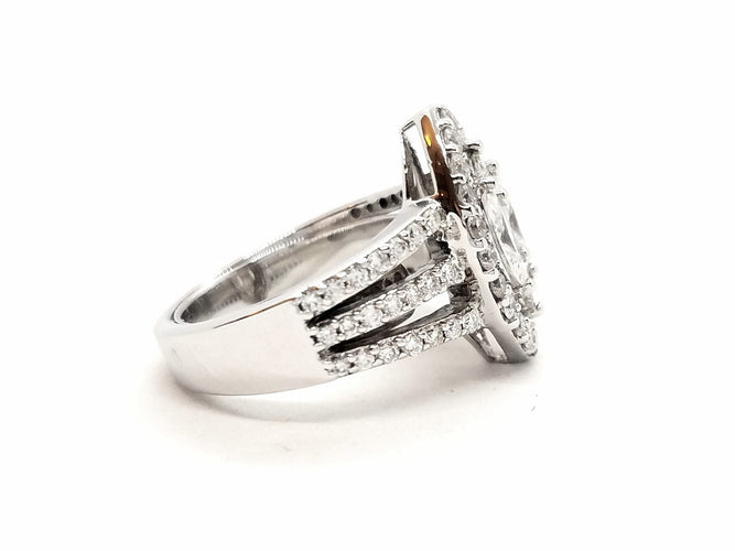 Bague 51 Bague Or blanc Diamant 58 Facettes 578750RV