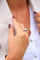 Bague 54 Chaumet Bague Jonc Or blanc 58 Facettes 1599366CN
