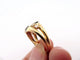 Bague 59 bague jonc anneau diamants et or jaune 18k marquise 0.9ct 58 Facettes 256458