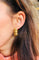 Boucles d'oreilles Créoles en or jaune godronnée Chimento 58 Facettes