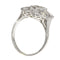 Bague 58 Romance éternelle : bague Art Déco en platine et diamants des années 1950 58 Facettes 24002-0085