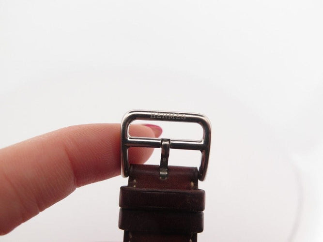 Montre montre HERMES cape cod double tour 40 mm acier quartz 58 Facettes 256312