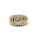 Bague 51 / Jaune et blanc / Or 750 et Platine 950 Bague Or Platine et diamants 58 Facettes 180280R