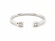 Bague 54 Bague Toi et Moi Or blanc Diamant 58 Facettes 579288RV