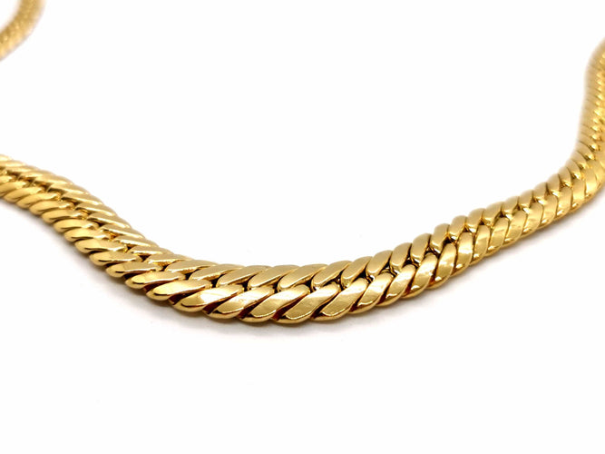 Collier Collier Maille anglaise Or jaune 58 Facettes 1637040CN