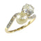Bague 52 Amour historique : une bague Toi et Moi de 1900 58 Facettes 24029-0360