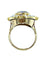 Bague Bague 19ème or saphir jaune, améthystes et perles fines 58 Facettes
