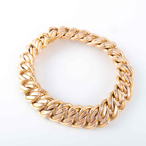 Bracelet Bracelet maille américaine or jaune 58 Facettes 2769