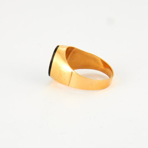Bague 61 Bague Chevalière Or jaune 58 Facettes
