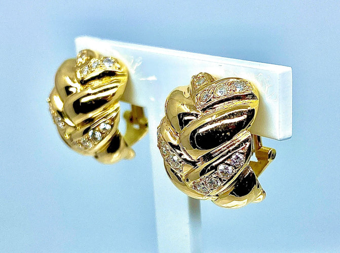 Boucles d'oreilles Boucles d’oreilles Diamants 58 Facettes AB237