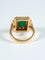 Bague 55 Bague Emeraude et Diamants 58 Facettes
