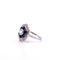 Bague 49 Bague Art-Déco Platine Diamants Pierres bleues 58 Facettes