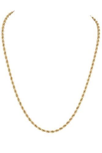 Collier CHAINE MAILLE TORSADÉE 58 Facettes 054691