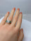 Bague 52 Bague Art Déco Platine, Diamant 1,55cts et Emeraudes 58 Facettes