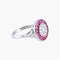 Bague Bague style Art Déco Diamants et Rubis 58 Facettes