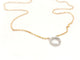 Collier Collier Or rose Diamant 58 Facettes 579193RV