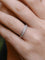 Bague Bague jarretière ancienne platine diamants 0,5 ct 58 Facettes J109