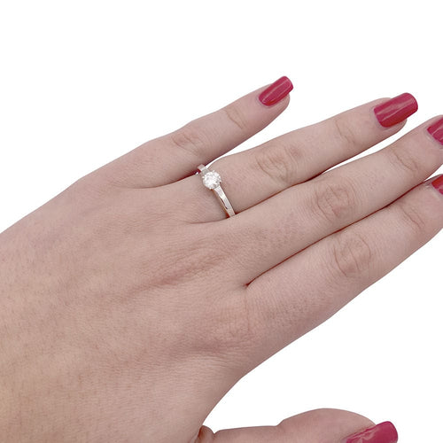 Bague 51 Bague solitaire Cartier "Déclaration" platine, diamant. 58 Facettes 33611