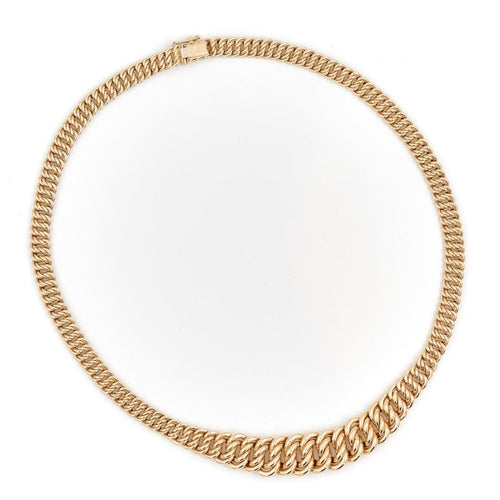 Collier Collier  Maille américaine Or jaune 58 Facettes 1877479CN