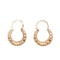 Boucles d'oreilles Créoles rondes en Or jaune 58 Facettes 6400MTR