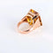 Bague Bague Cocktail Citrine rectangle 58 Facettes