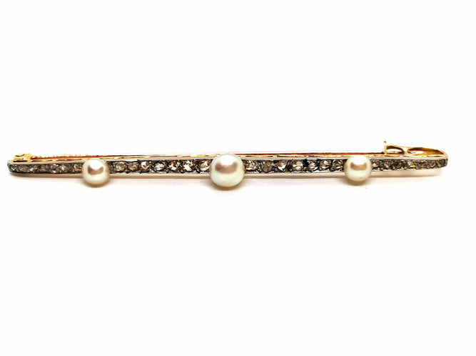 Broche Broche Barrette Or jaune Diamant 58 Facettes 1292212CN