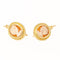 Boucles d'oreilles Boucles d'oreilles Dormeuses Or jaune 58 Facettes 2059227CN
