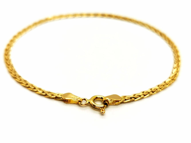 Bracelet Bracelet Maille haricot Or jaune 58 Facettes 1637052CN