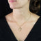 Pendentif Pendentif main de Fatma or perles et pierre turquoise 58 Facettes 18-008A