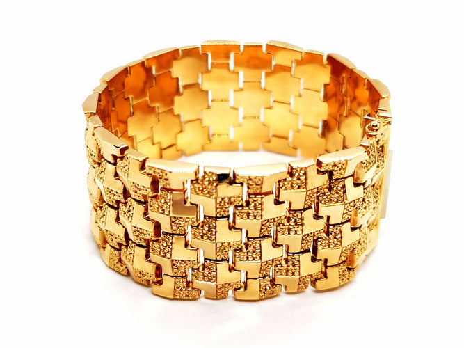 Bracelet Bracelet Manchette Or jaune 58 Facettes 1186416CN