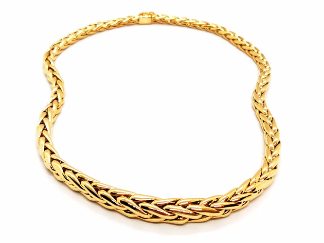 Collier Collier Maille palmier Or jaune 58 Facettes 1629936CN