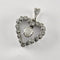 Pendentif Pendentif coeur en or blanc et diamants 58 Facettes 5603