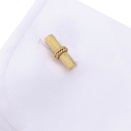 Boutons de manchette Parure d'habit en or jaune. 58 Facettes 32854