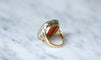 Bague Bague chevalière intaille héraldique sardoine 58 Facettes