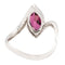 Bague 54 Bague Or blanc Grenat Almandin 58 Facettes 2329109CN