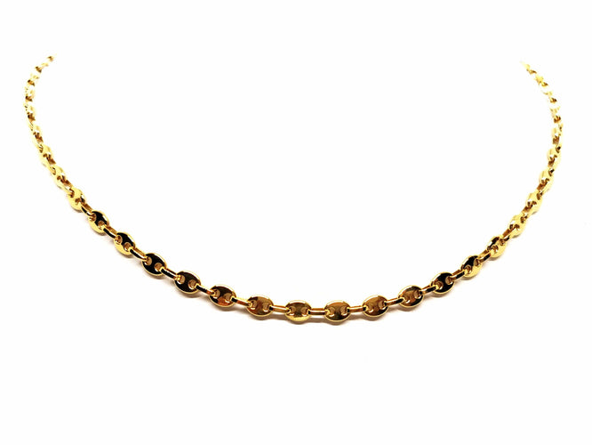 Collier Collier Grain de café Or jaune 58 Facettes 1763689CN