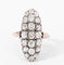 Bague Bague marquise Napoléon III diamant taille ancienne 58 Facettes