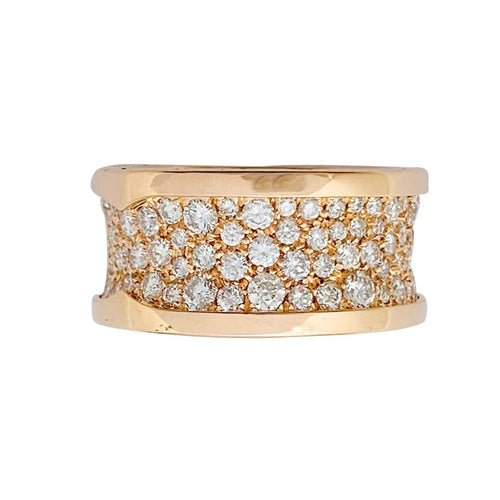 Bague 53 Bague Bulgari "B.Zero1" en or rose et diamants. 58 Facettes 31072