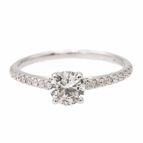 Bague 52 Bague Solitaire Or blanc diamant 58 Facettes 2376866CN